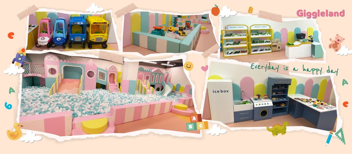西環港島親子室內好去處:Giggleland!文具佬跨界 2,000 呎馬卡龍色系 Playhouse,巨型波波池+木粒沙池+超市角色扮演懶人包